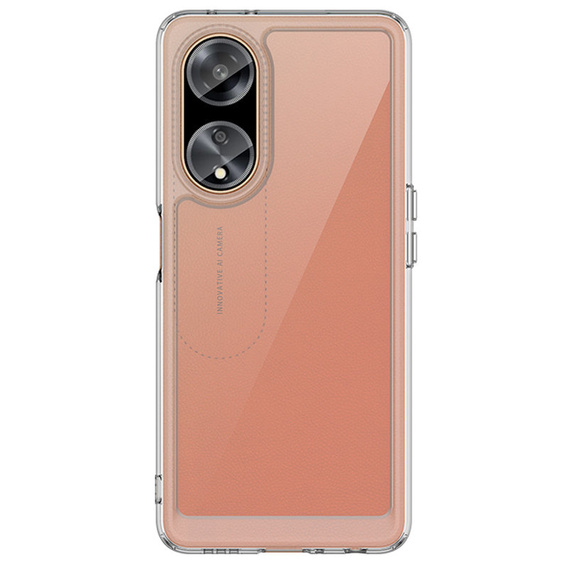 Etui do Oppo A98 5G, Fusion Hybrid, przezroczyste