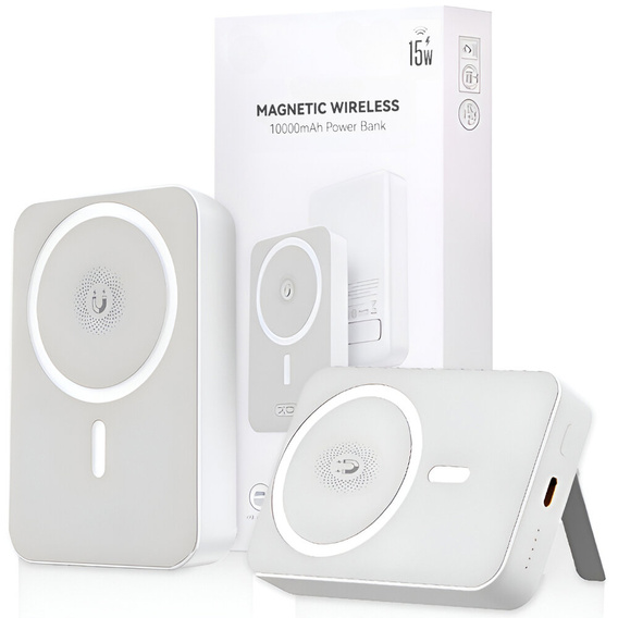 Power Bank do MagSafe do iPhone 12/13/14/15/16 Pro/Plus/Max 20W 10000mAh bezprzewodowy szybki