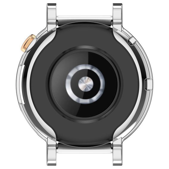 2w1 Etui z Osłoną na ekran do Huawei Watch GT 4 41mm, Srebrne
