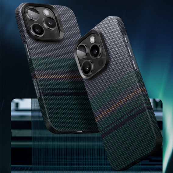 Etui BENKS Kevlar Magnetic Armor Air Aurora 600D S062 do MagSafe do iPhone 15 Pro Max