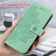 Etui z klapką do Xiaomi Redmi Note 12 4G, Mandala Flower, zielone