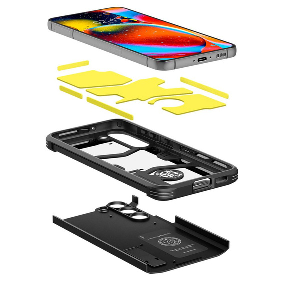 Etui Spigen do Samsung Galaxy S23, Tough Armor, Czarne