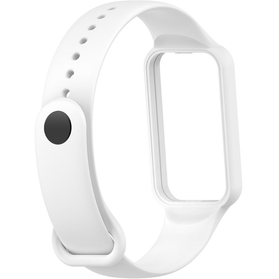 Pasek Silikonowy do Xiaomi Amazfit Band 7, Biały