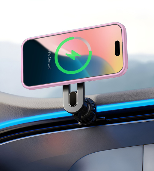 Etui do iPhone 16 Pro Max, do MagSafe, ERBORD Matt Case, różowy + Szkło na ekran
