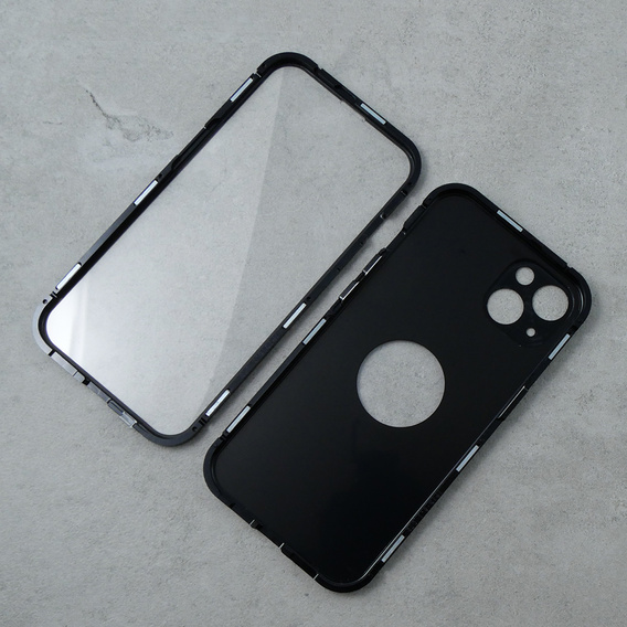 Etui do iPhone 13, Dual Glass, do Magsafe, czarne