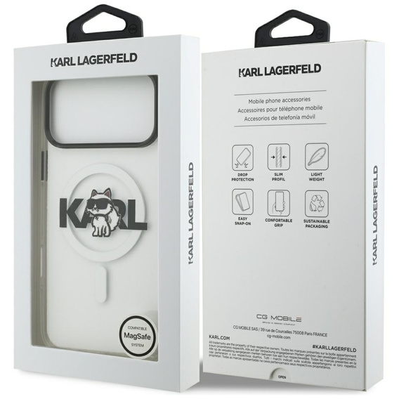 Etui Karl Lagerfeld IML Choupette MagSafe do iPhone 17 Pro Max