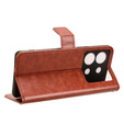 Etui z klapką do Infinix Zero 30 5G, Crazy Horse Wallet, brązowe