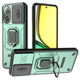 Etui do Realme C67 4G, KickStand Camera Lens, zielone
