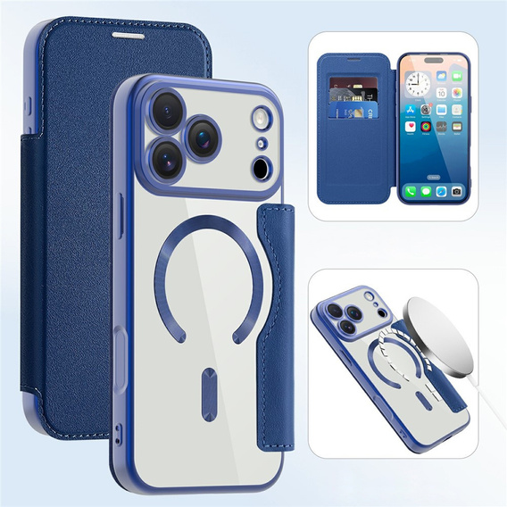 Etui z klapką RFID Wallet MagSafe z ochroną aparatu do iPhone 17 Pro Max
