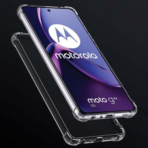Etui do Motorola Moto G84 5G, Dropproof, przezroczyste