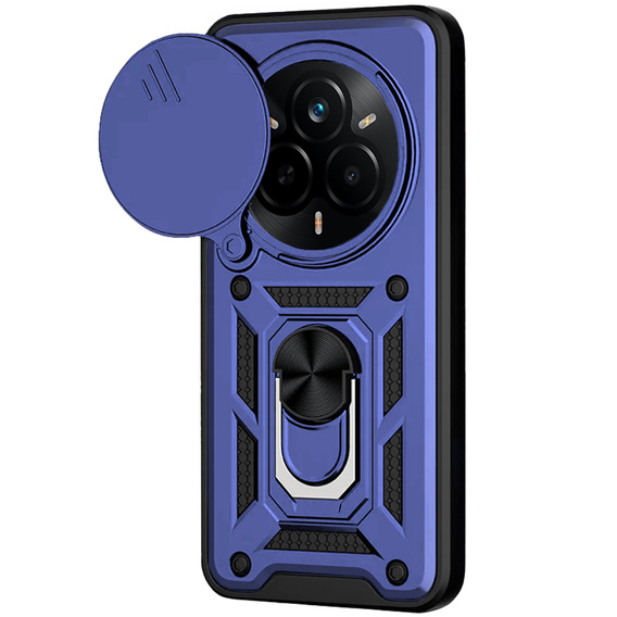 Etui pancerne do Realme 14 Pro 5G, CamShield Slide, niebieskie