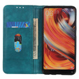Skórzane Etui do Samsung Galaxy S24 Ultra, Wallet Litchi Leather, zielone