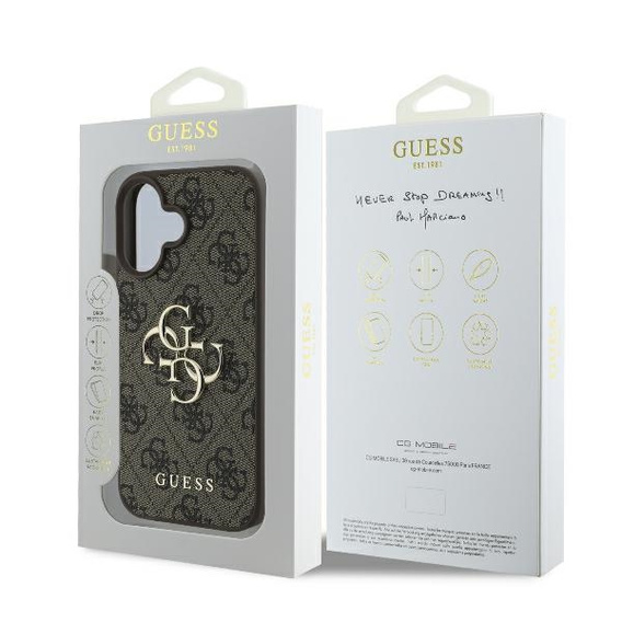 Etui GUESS 4G Big Metal Logo do iPhone 16