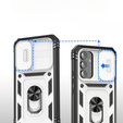 Etui pancerne do Samsung Galaxy A54 5G, CamShield Slide, białe / czarne