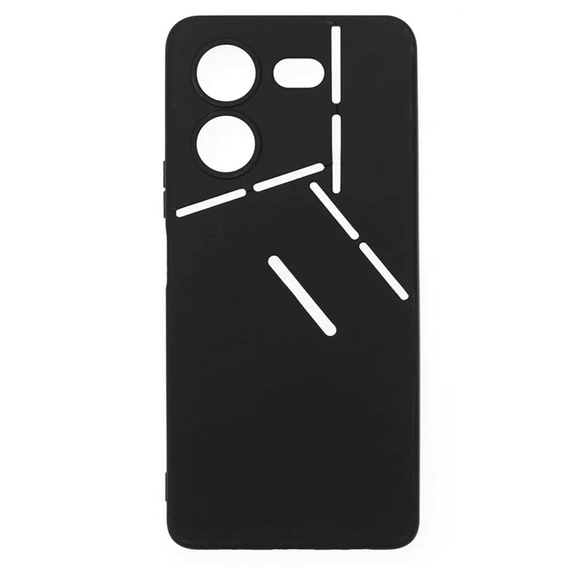 Etui cienkie do Tecno Pova 5 Pro, Slim, czarne