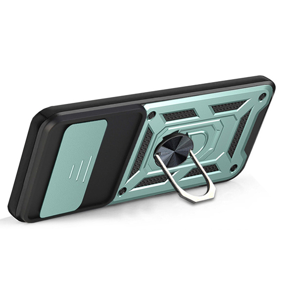 Etui pancerne do Realme 11 Pro 5G / 11 Pro+ 5G, CamShield Slide, zielone