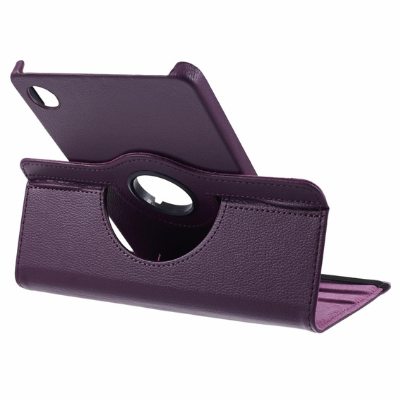 Etui do Samsung Galaxy Tab A9, Obrotowe 360, fioletowe