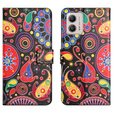 Etui z klapką do Motorola Moto G53 5G / G23 / G13, Wallet, Colorful Jellyfish czarne