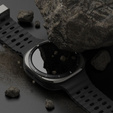 Etui Ringke do Samsung Galaxy Watch Ultra 47mm (2025 / 2024), Slim, czarne + Szkło Hartowane