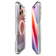 Etui Spigen Ultra Hybrid "S" Mag MagSafe do iPhone 17 Pro, Clear / White