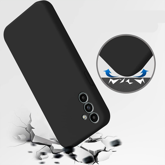 Etui do Samsung Galaxy A04S / A13 5G, Silicone Lite, czarne