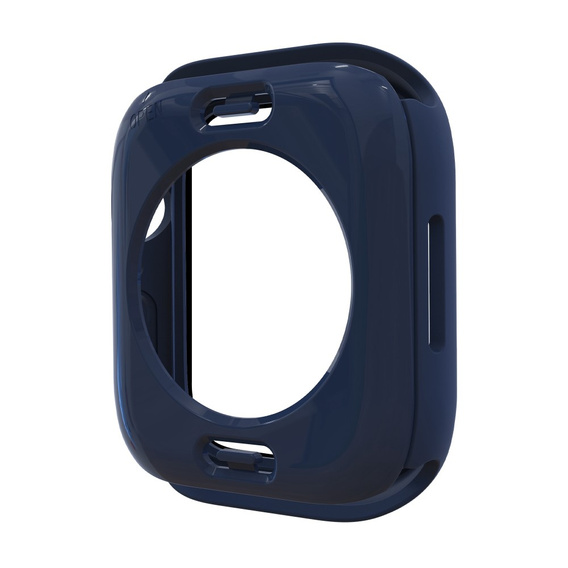 2w1 Etui + Szkło Hartowane do Apple Watch 7/8/9 45MM, Granatowe