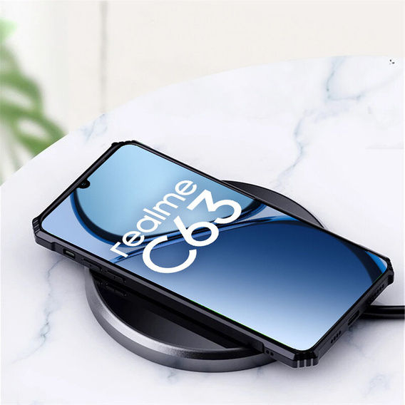 Etui do Realme C63, AntiDrop Hybrid, czarne
