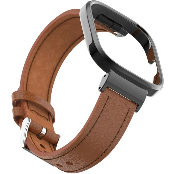 Pasek Skórzany do Xiaomi Redmi Watch 3 Active, Brązowy