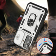 Etui pancerne do Samsung Galaxy A54 5G, CamShield Slide, białe / czarne