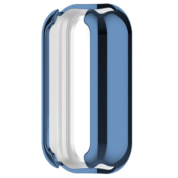 2w1 Etui z Osłoną do Xiaomi Redmi Smart Band 2 / Xiaomi Smart Mi Band 8 Active, Niebieskie