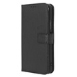 Etui z klapką do Infinix Hot 20 5G, Wallet Smart Magnet Case, czarne