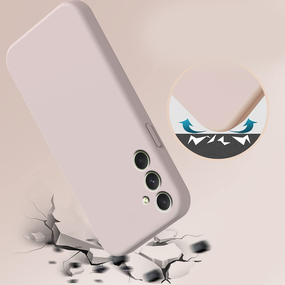 Etui do Samsung Galaxy A54 5G, Silicone Lite, różowe