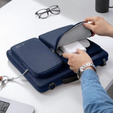 Tech-Protect Defender Bag, Etui Torba do laptopów 15-16 cali, Granatowa
