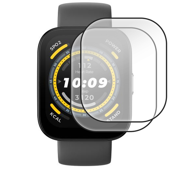 2x Szkło Hybrydowe ERBORD do Amazfit BIP 5