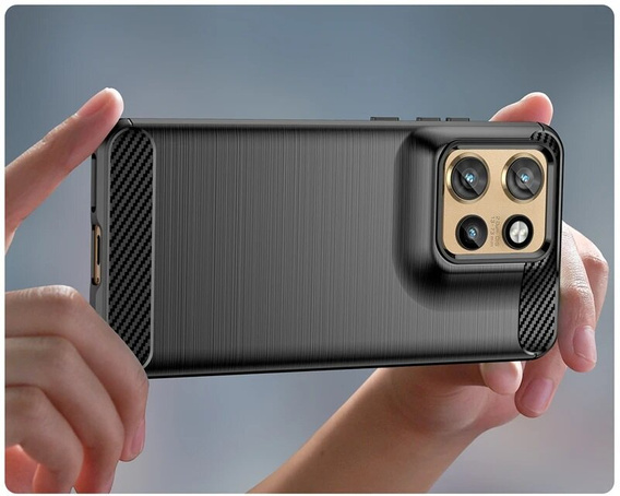 Etui do Motorola Edge 50 Neo / Motorola ThinkPhone 25, Carbon, czarne