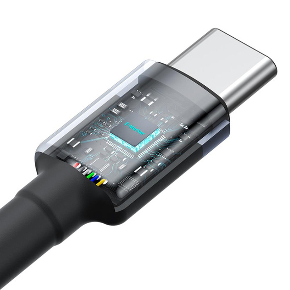 Baseus zestaw kabli Cafule USB-C na USB-C 2 m 100 W (2 sztuki)