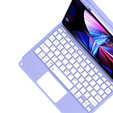 Etui z klawiaturą do iPad Air 10.9" 2022/2020 (5/4 gen.), Touchpad, fioletowe