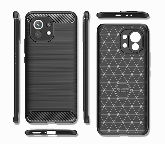 Etui do Xiaomi Mi 11, Karbon, czarne