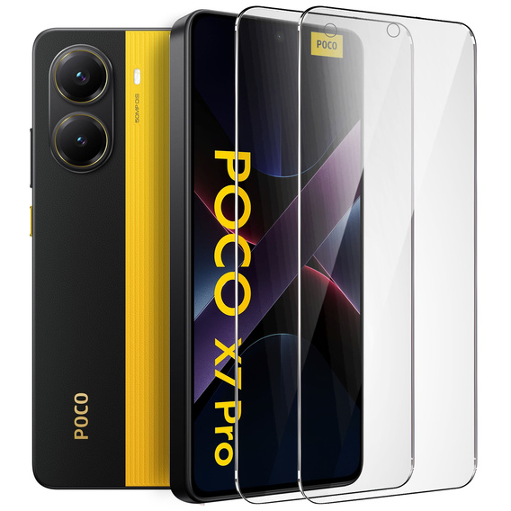 2x Szkło Hartowane ERBORD 9H Hard Glass do Xiaomi Poco X7 Pro – codzienna ochrona w eleganckim wydaniu
