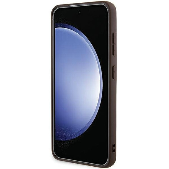 Etui GUESS do Samsung Galaxy A55, 4G Big Metal Logo, brązowe