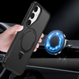 Etui do Samsung Galaxy S25/S24 magnetyczne, z podstawką – czarne