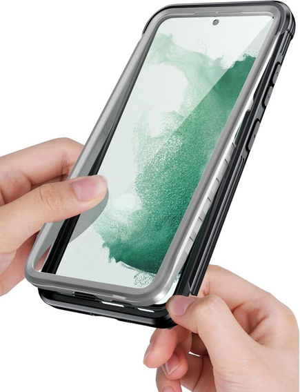Etui do Samsung Galaxy S23 FE, Shockproof, z folią na ekran, do MagSafe, czarne