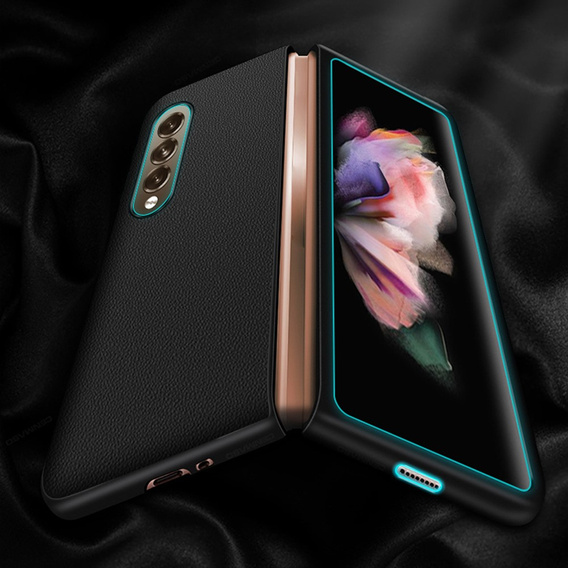 Etui Leather Hybrid do Samsung Galaxy Z Fold3 5G, Black