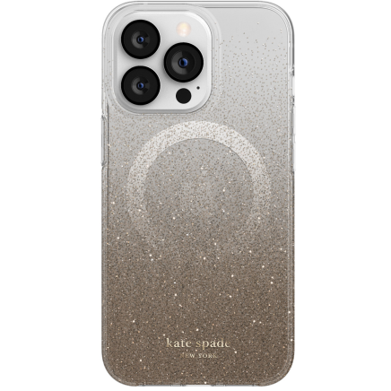 Etui Incipio do iPhone 13 Pro, Kate Spade New York Hardshell, Champagne Ombre Glitter