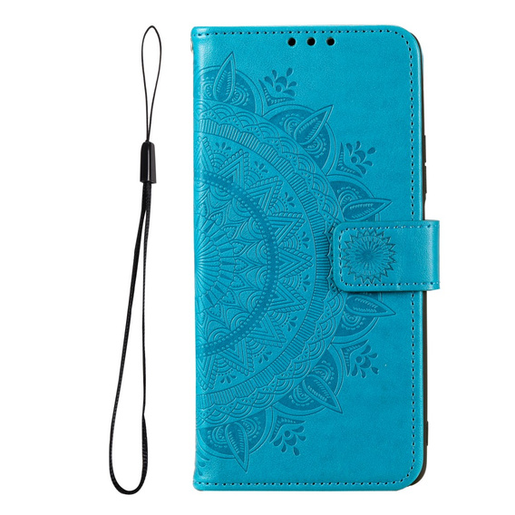 Etui z klapką do Samsung Galaxy A53 5G, Mandala, niebieskie