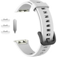 Pasek Silikonowy do Huawei Band 6 / Honor Band 6, White