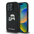 Etui Karl Lagerfeld Hardcase Monogram Karl & Choupette Head Pin do iPhone 16 Pro