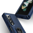 Etui pancerne do do Samsung Galaxy Z Fold 4 5G, Nox Case Ring, niebieskie