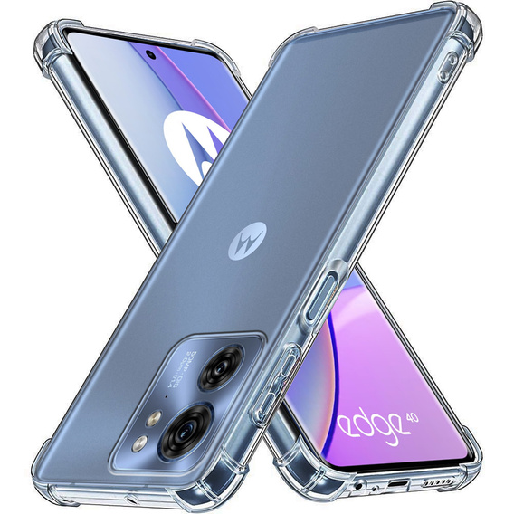 Etui do Motorola Edge 40, Dropproof, Przezroczyste