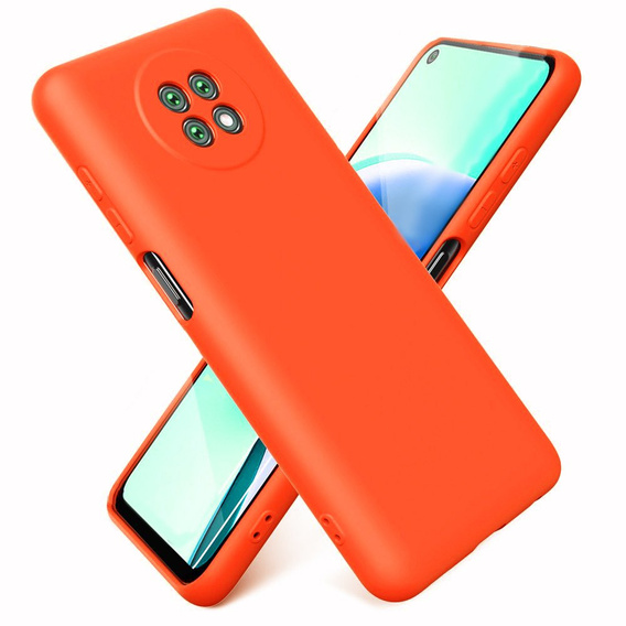 Etui do Xiaomi Redmi Note 9T 5G, Silicone Lite, czerwone